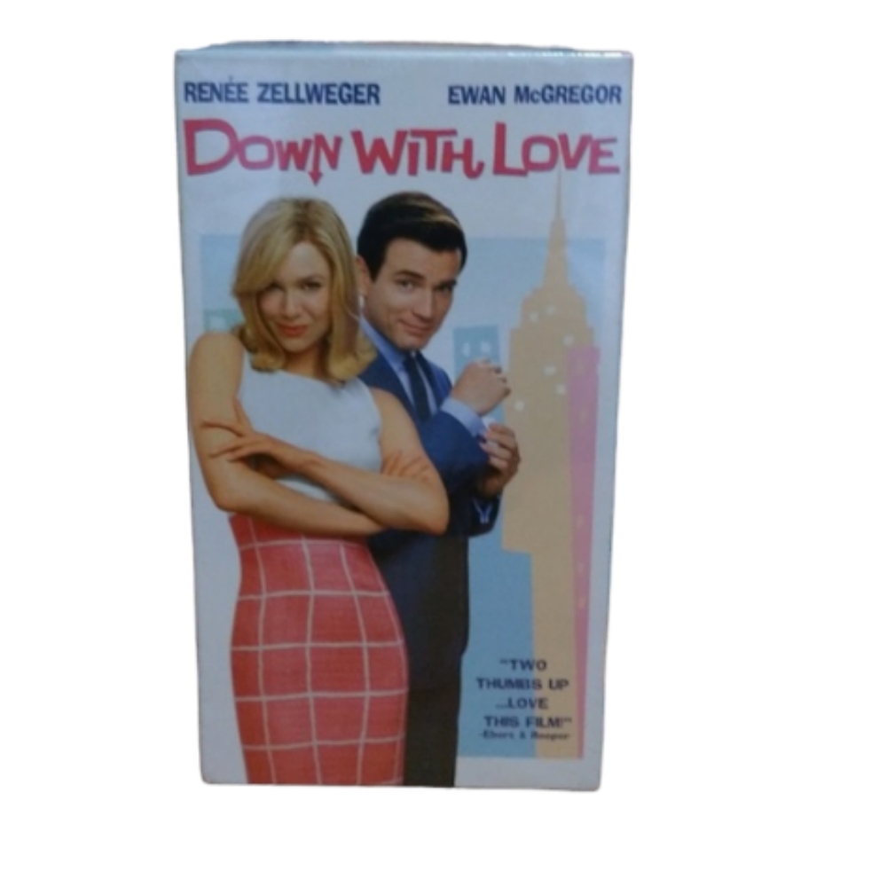 Down with Love 2003  Comedy Romance  VHS video tape still sealed new